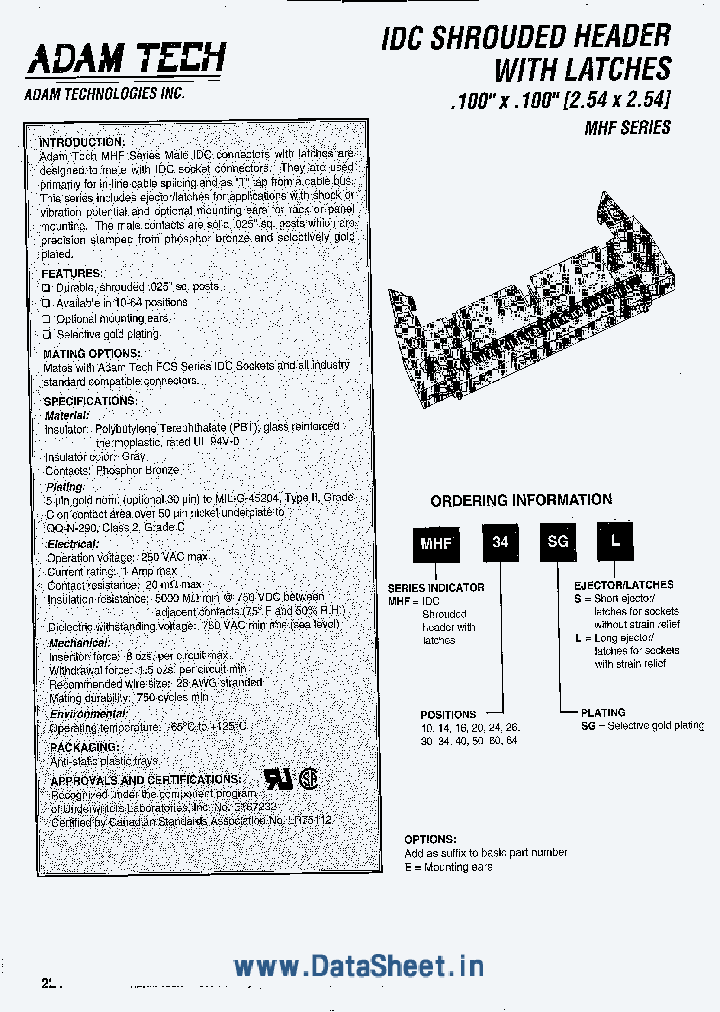 MHF26SG_611466.PDF Datasheet