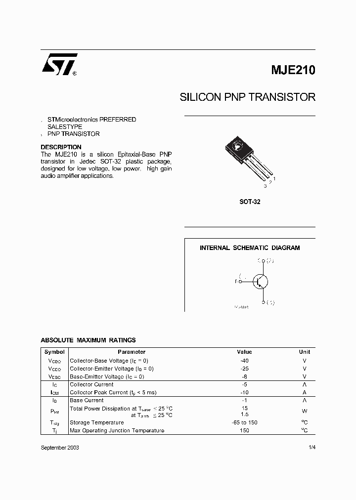 MJE21003_738459.PDF Datasheet