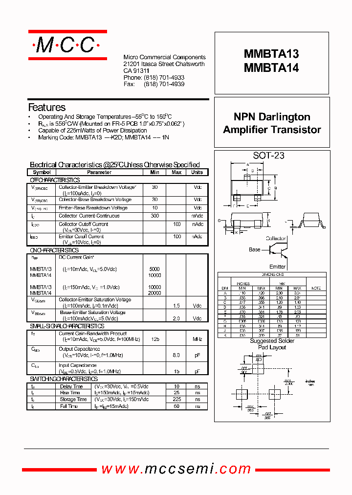 MMBTA13_586831.PDF Datasheet
