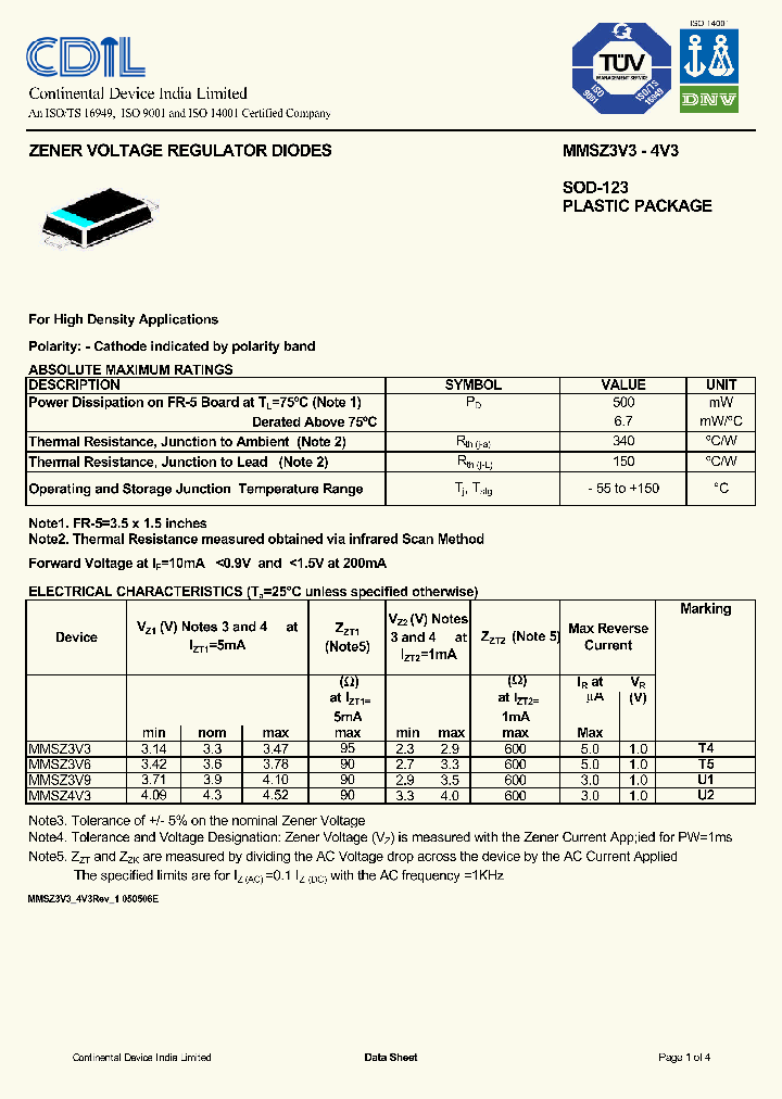 MMSZ3V3_632815.PDF Datasheet