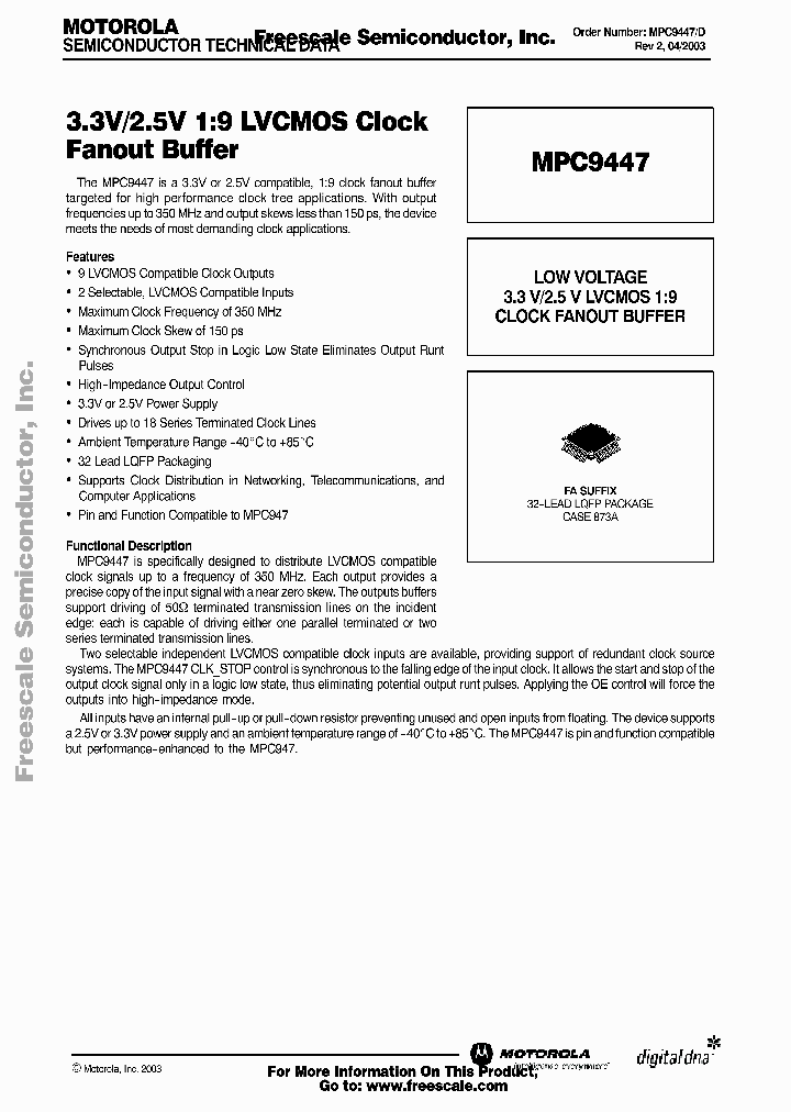 MPC9447_565448.PDF Datasheet