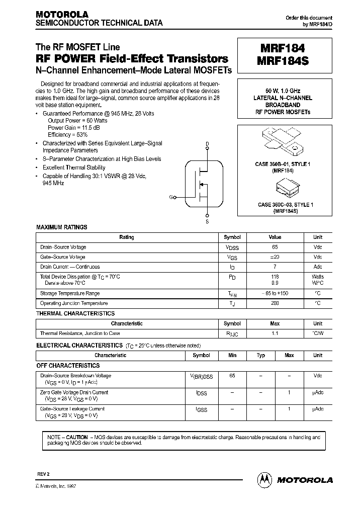 MRF184S_559532.PDF Datasheet