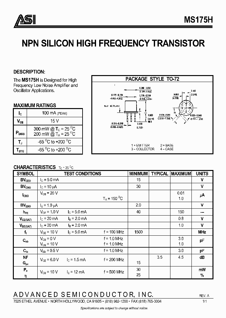 MS175H_650367.PDF Datasheet