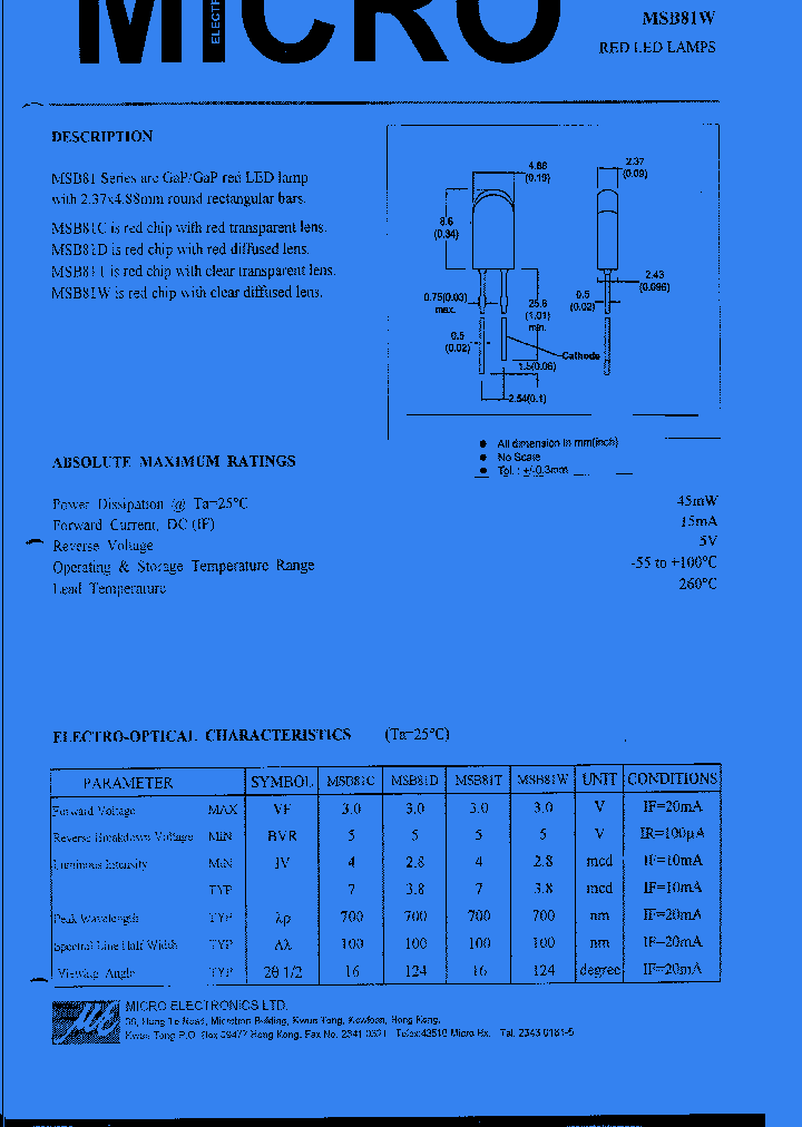 MSB81T_679642.PDF Datasheet