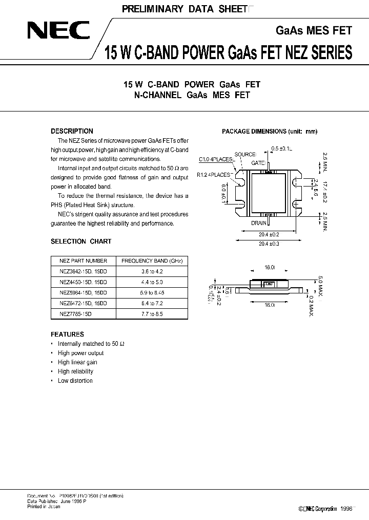 NEZ7785-15D_213577.PDF Datasheet