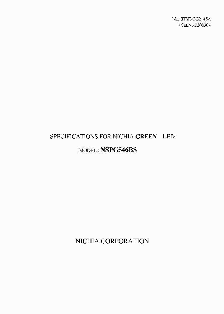 NSPG546BS_602515.PDF Datasheet