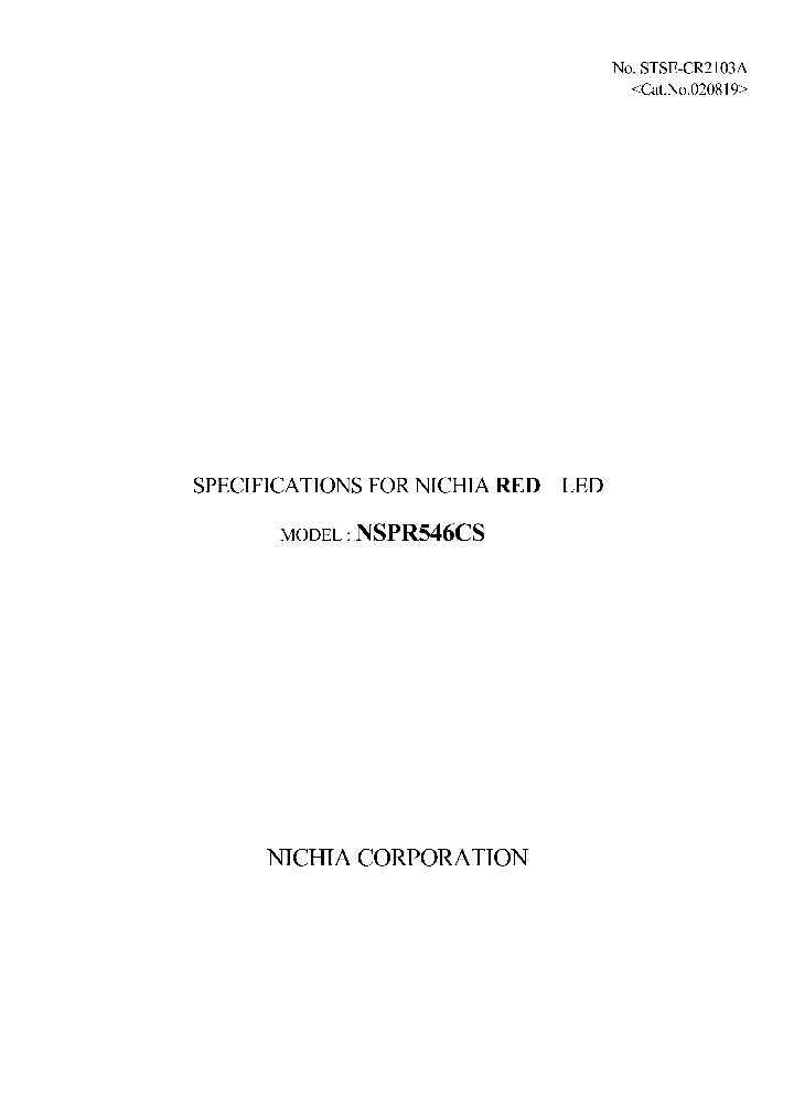 NSPR546CS_604003.PDF Datasheet