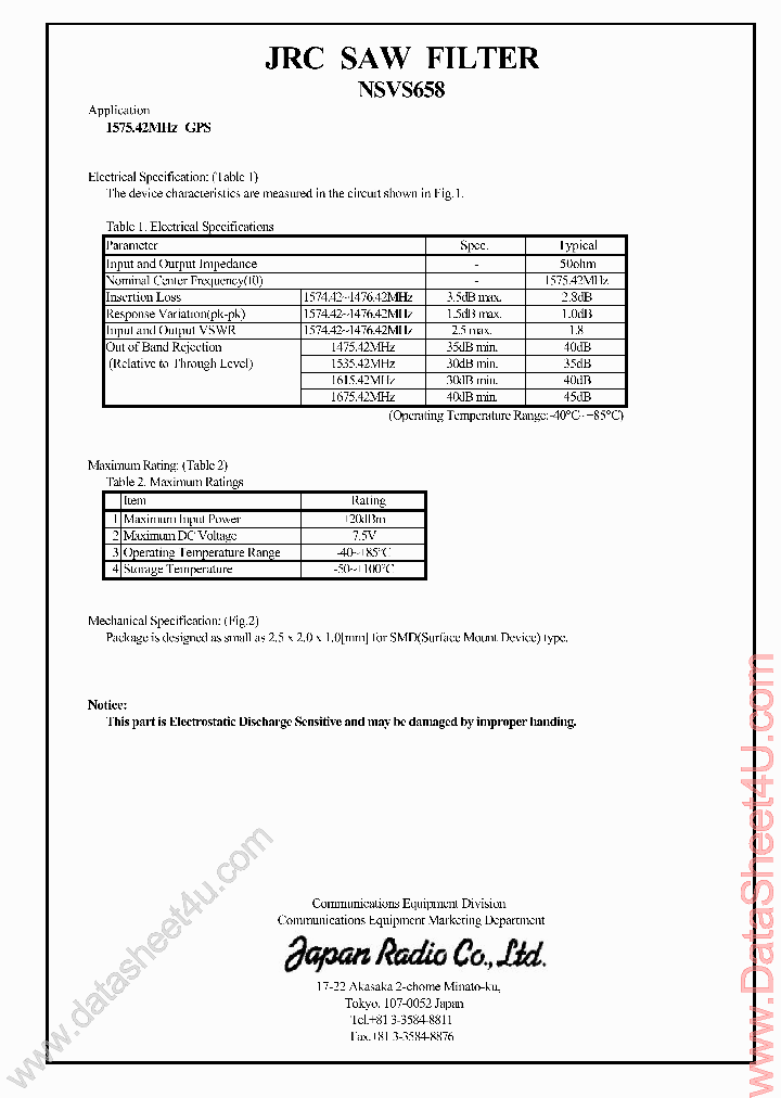 NSVS658_571418.PDF Datasheet