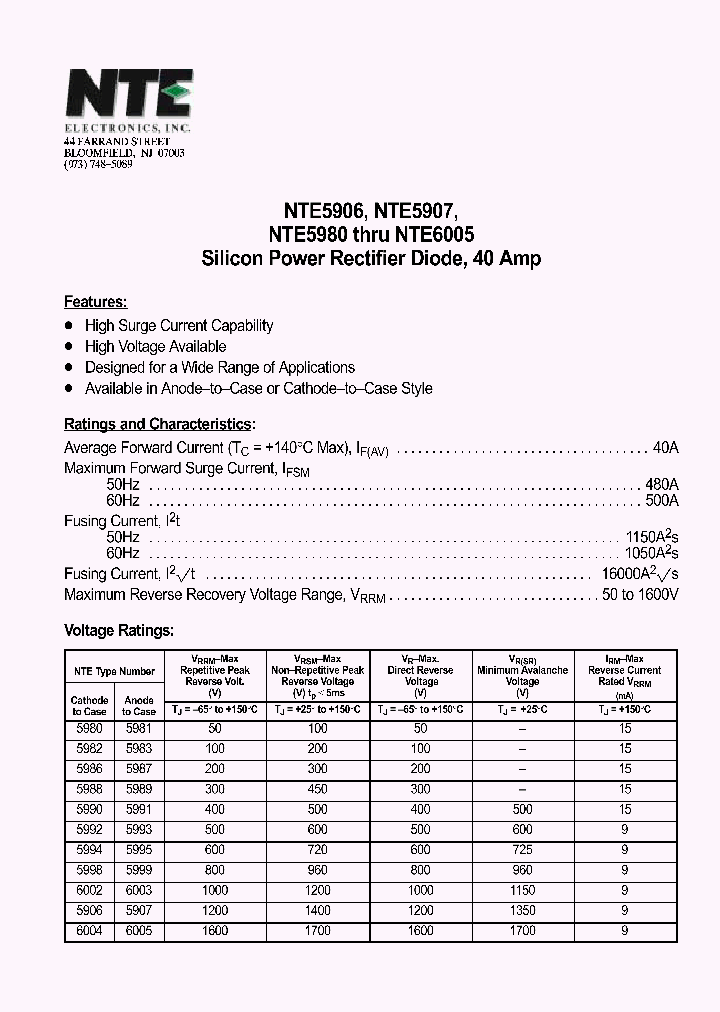 NTE5906_416075.PDF Datasheet