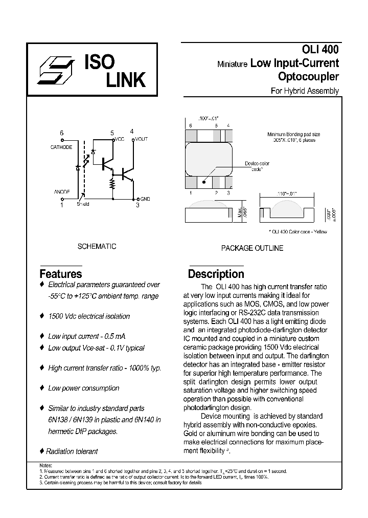 OLI400_618888.PDF Datasheet