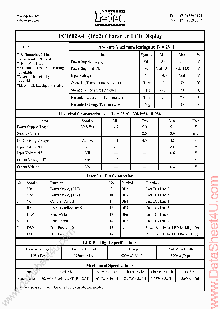 PC1602L-L_413581.PDF Datasheet