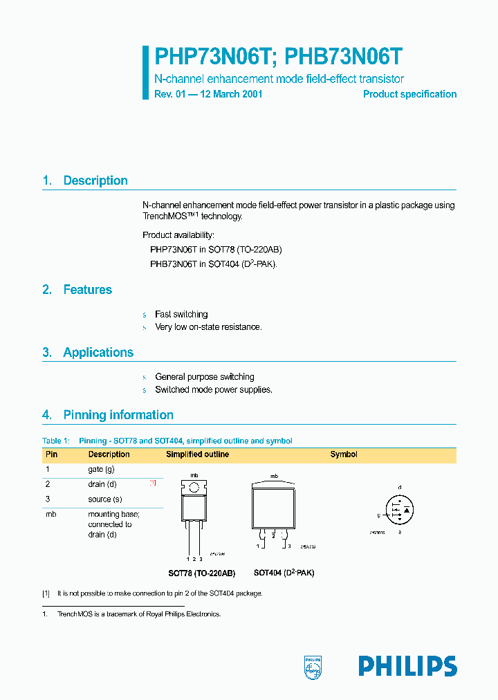 PHP73N06T_604345.PDF Datasheet