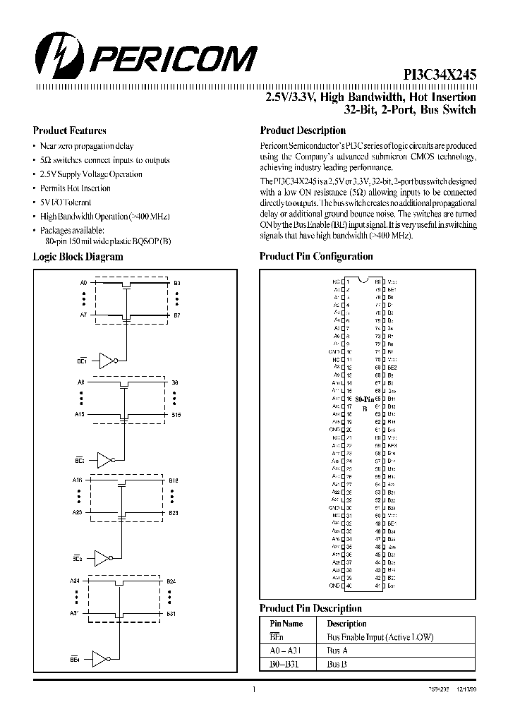 PI3C34X245_631373.PDF Datasheet