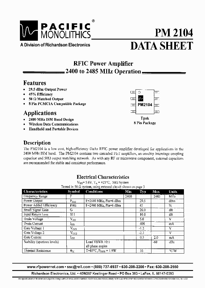 PM2104_622001.PDF Datasheet