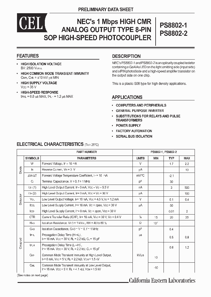 PS8802-1_283015.PDF Datasheet