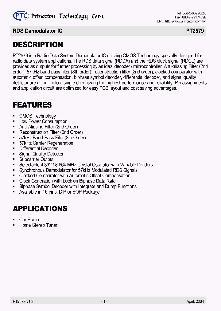 PT2579_593717.PDF Datasheet