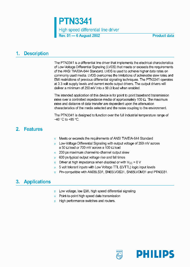 PTN3341_613477.PDF Datasheet