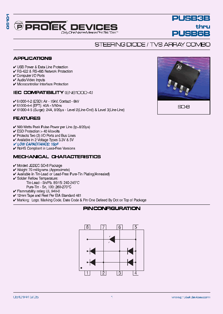 PUSB6B_223822.PDF Datasheet