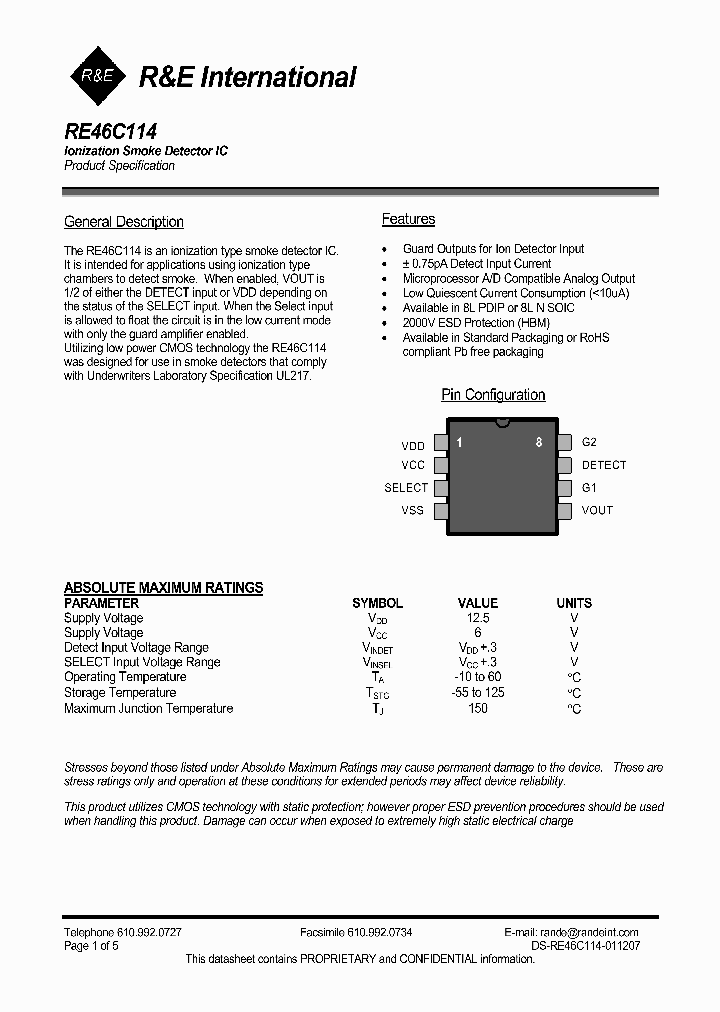 RE46C114_734476.PDF Datasheet