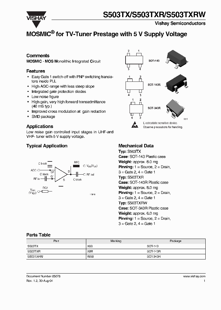 S503TXRW_563464.PDF Datasheet