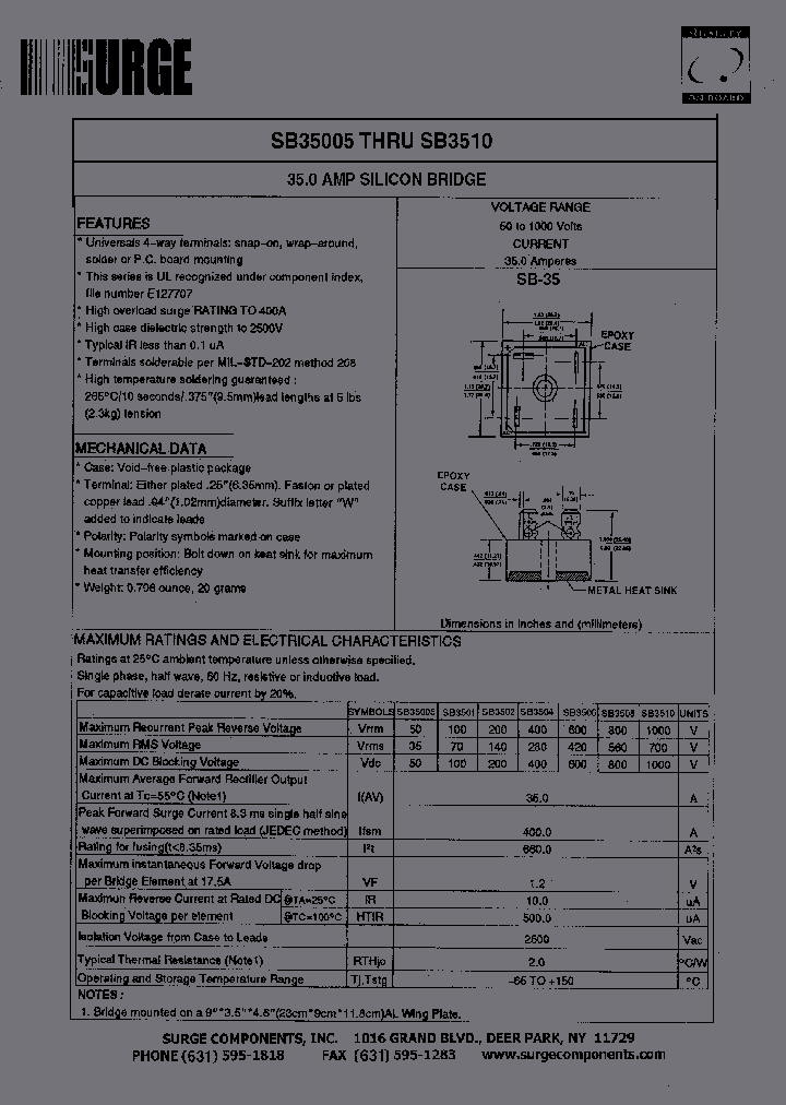 SB3501_619850.PDF Datasheet