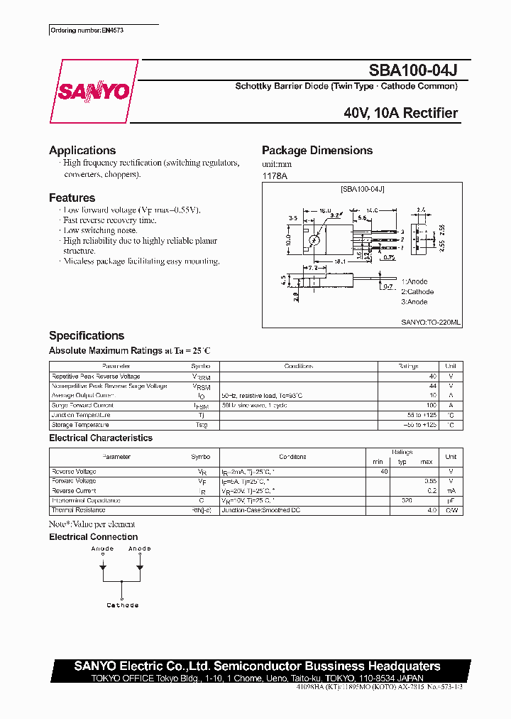 SBA100-04J_614894.PDF Datasheet