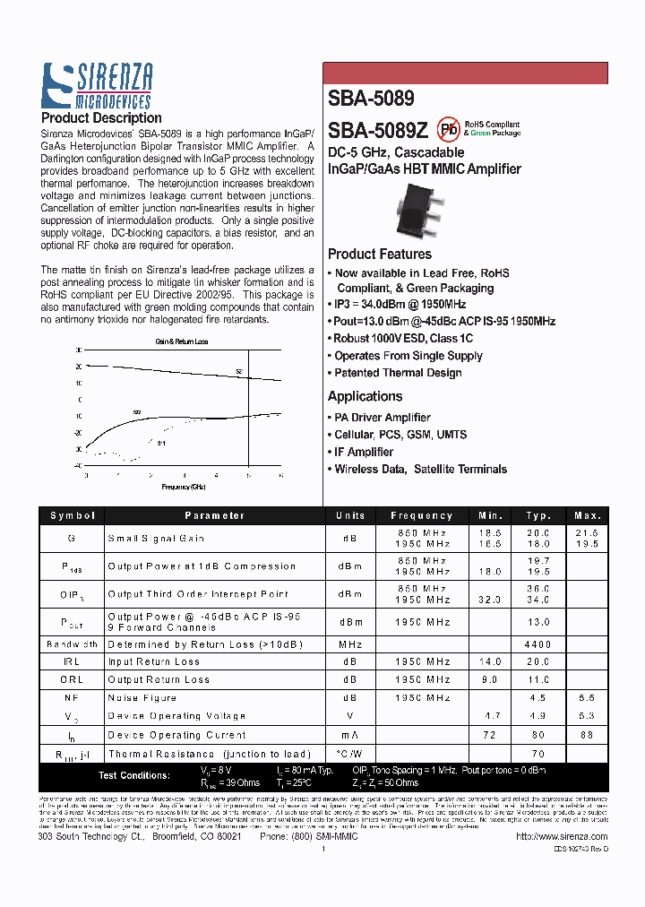 SBA-5089Z_669584.PDF Datasheet