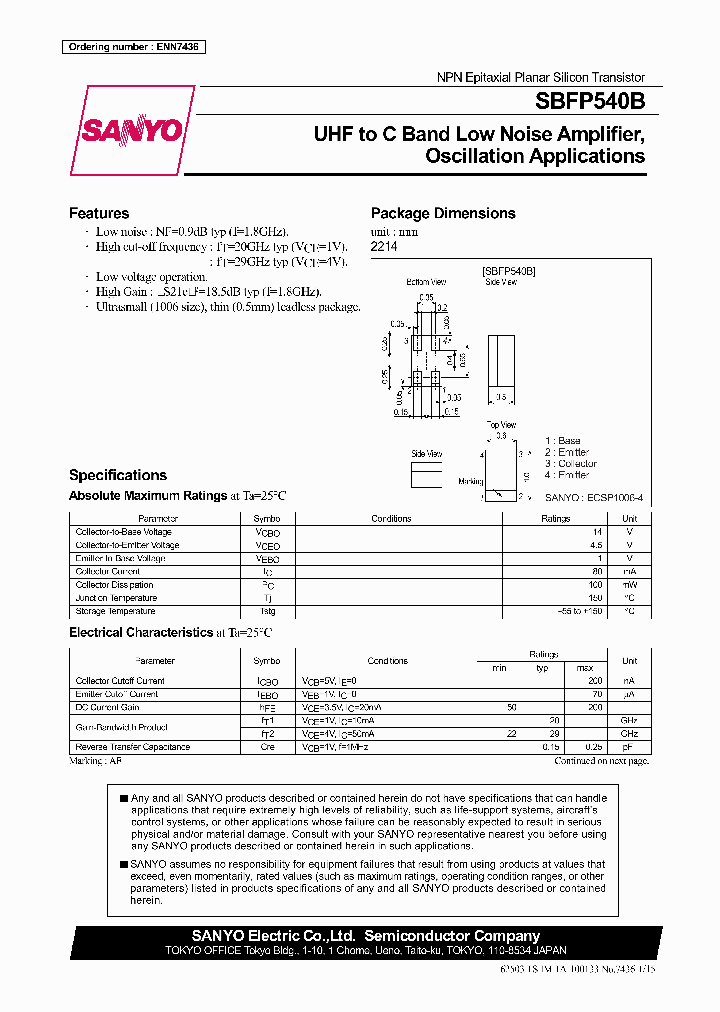 SBFP540B_613113.PDF Datasheet