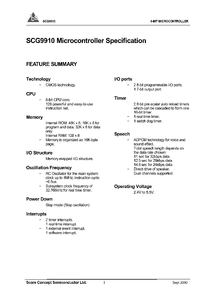 SCG9910_703870.PDF Datasheet