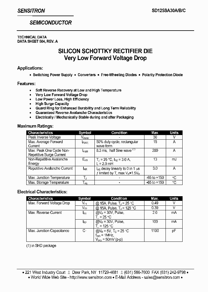 SD125SA30A_630595.PDF Datasheet