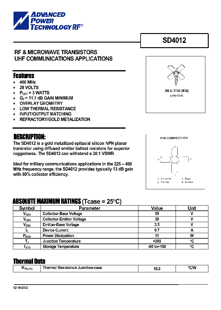 SD4012_647645.PDF Datasheet