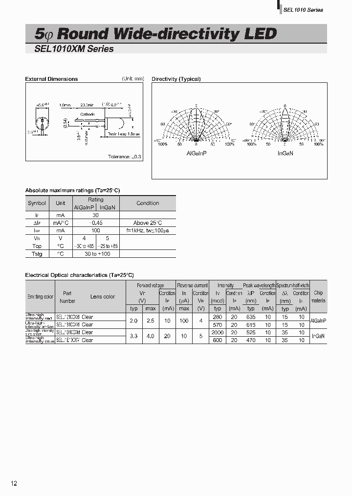 SEL1010XM_716539.PDF Datasheet