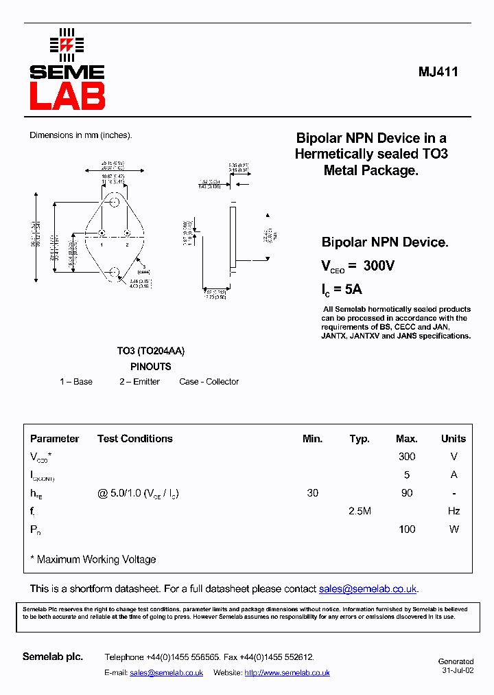 SFMJ411_600380.PDF Datasheet