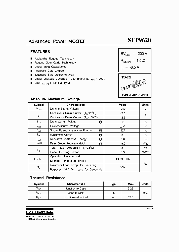 SFP9620_666723.PDF Datasheet