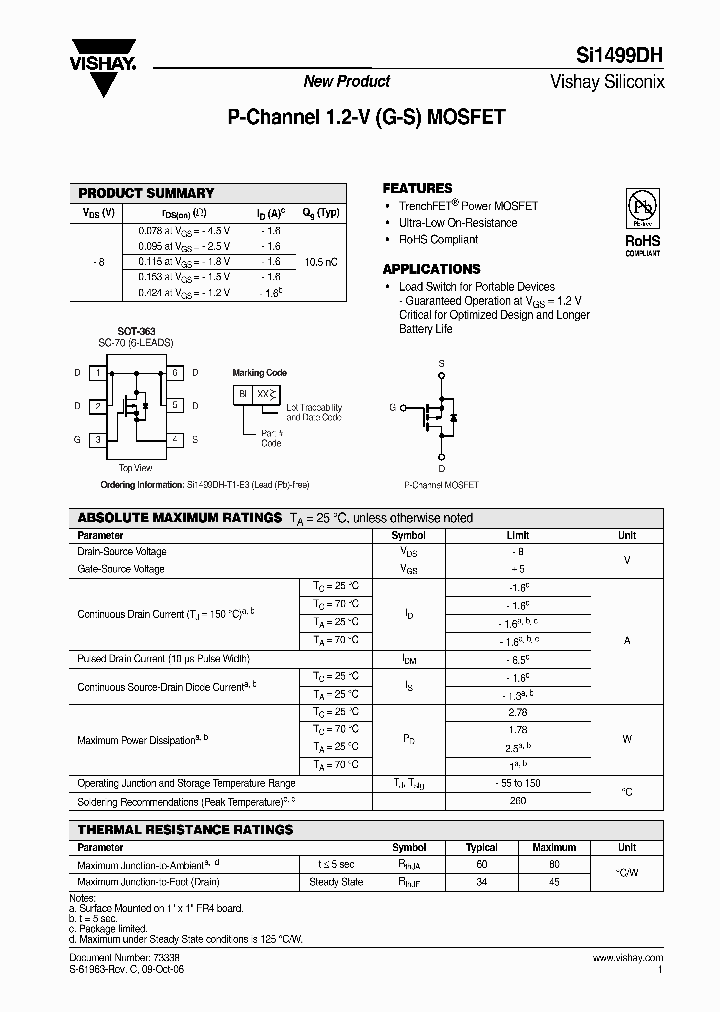 SI1499DH_689299.PDF Datasheet