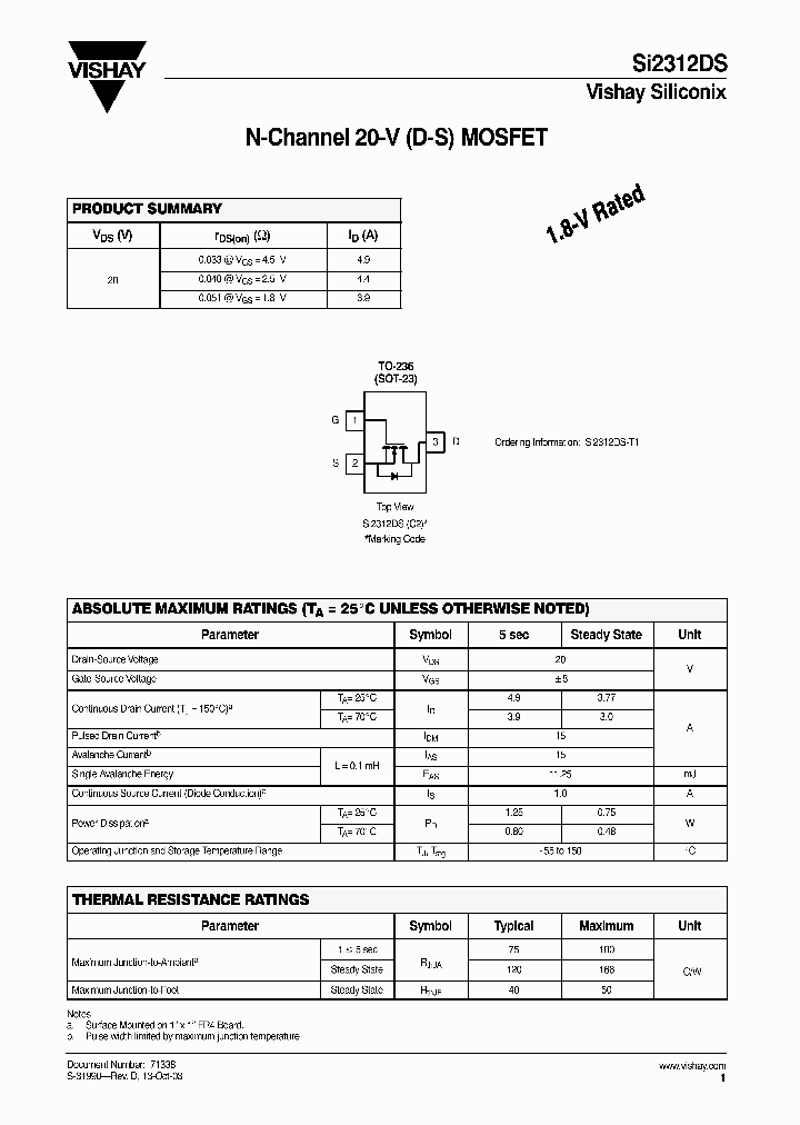 SI2312DS_93884.PDF Datasheet