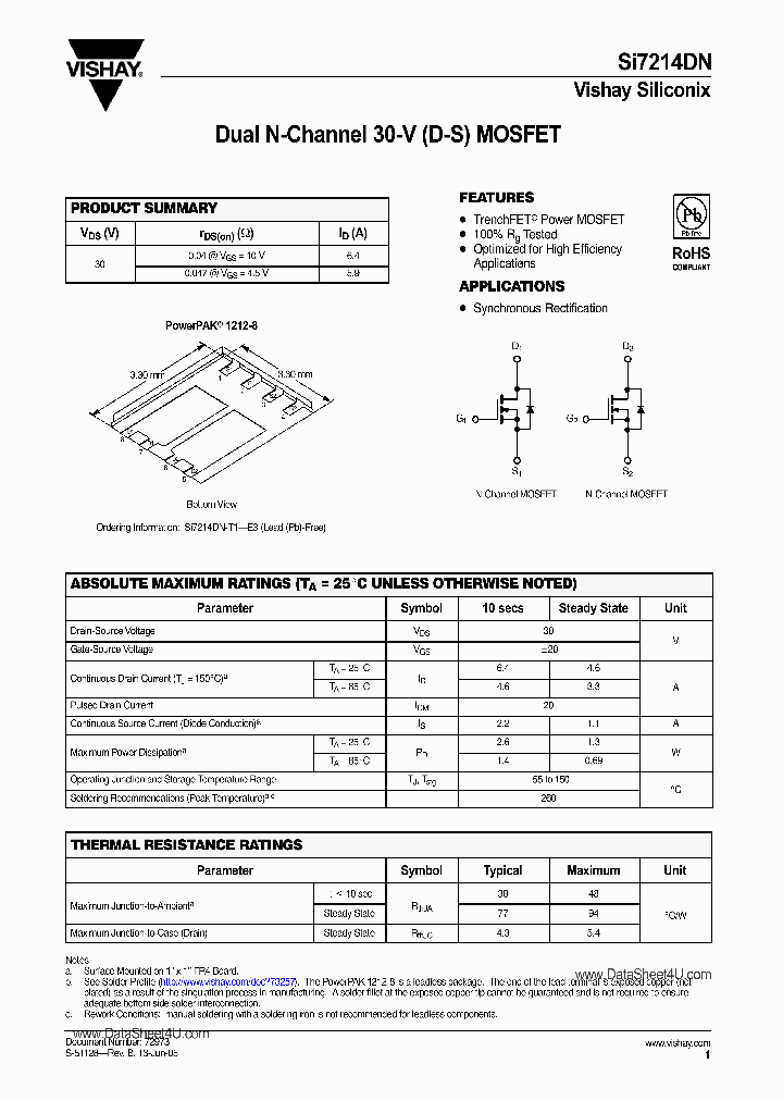 SI7214DN_730847.PDF Datasheet