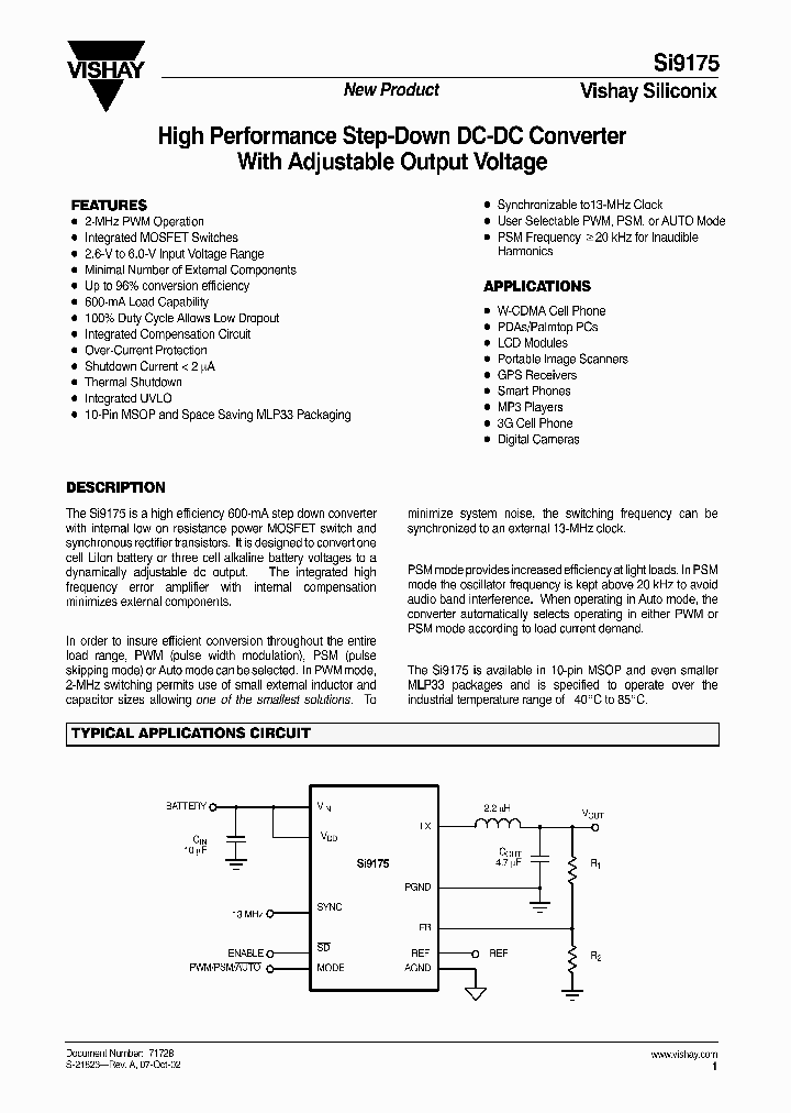 SI9175_659827.PDF Datasheet