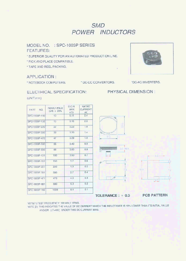SPC-1003P_458255.PDF Datasheet