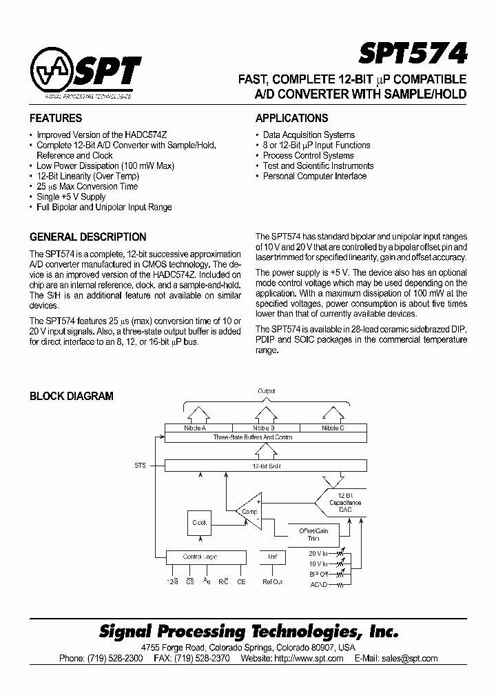 SPT574CCS_686250.PDF Datasheet