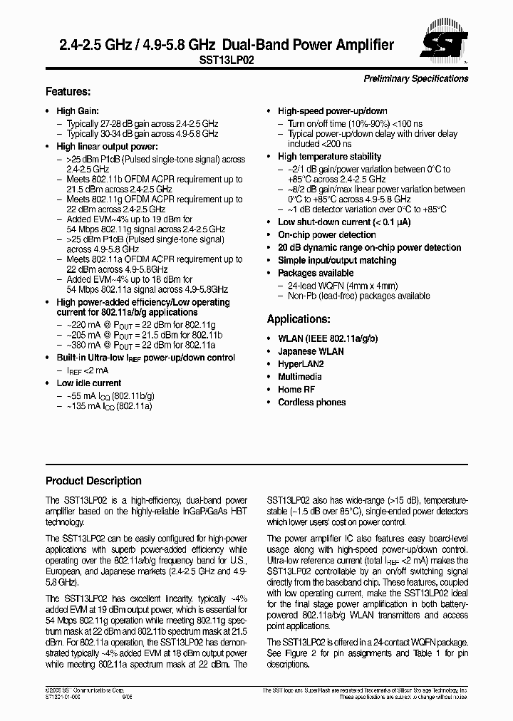 SST13LP02_734050.PDF Datasheet
