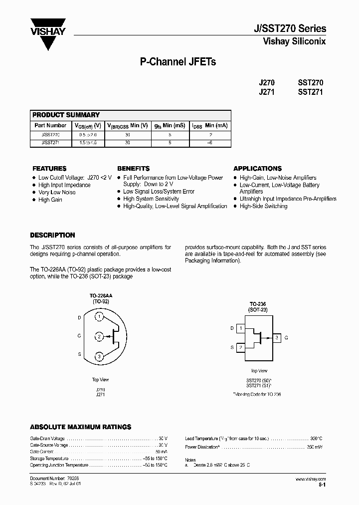 SST270_594553.PDF Datasheet