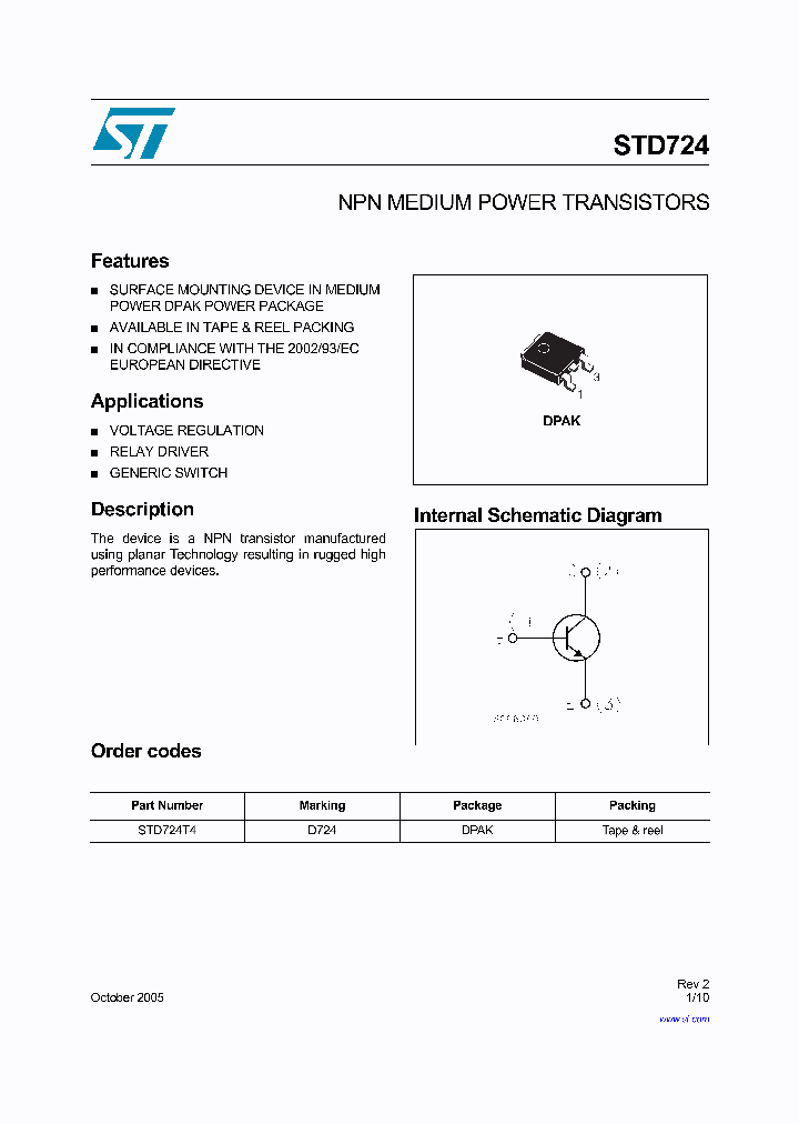 STD724_722579.PDF Datasheet