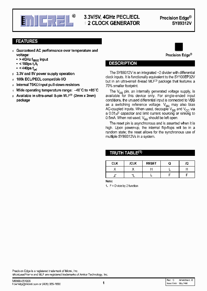 SY89312VMGTR_703922.PDF Datasheet