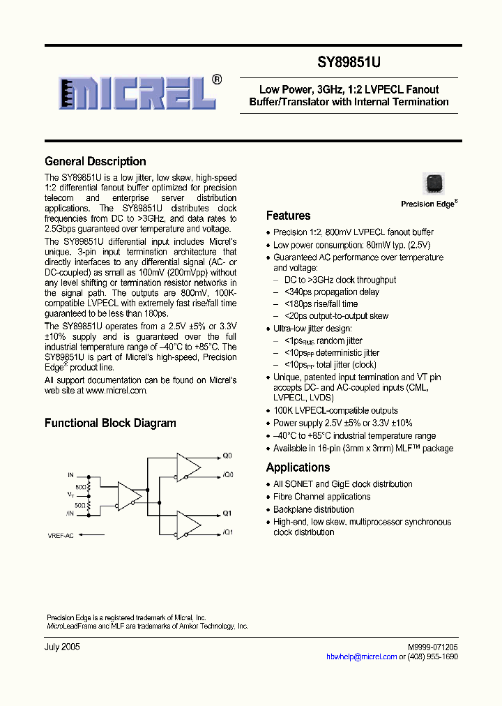 SY89851UMGTR_675526.PDF Datasheet