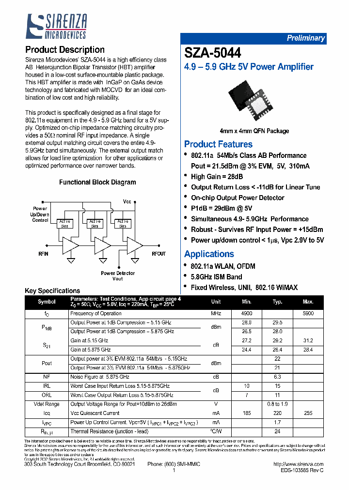 SZA-5044_735573.PDF Datasheet