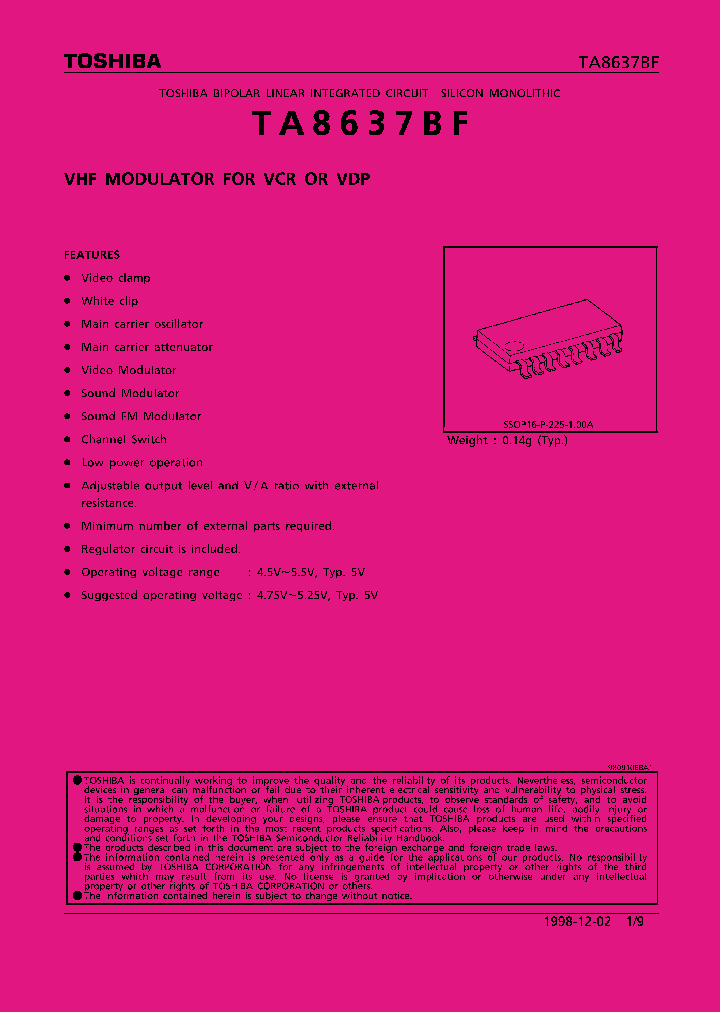 TA8637BF_132126.PDF Datasheet