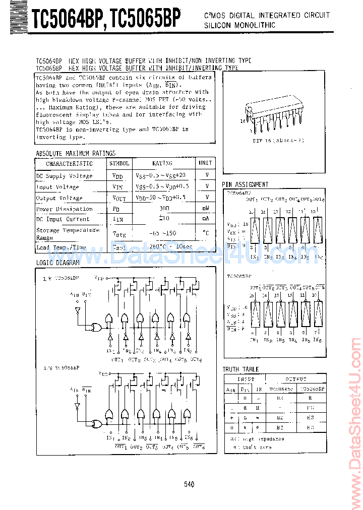 TC5064BP_777787.PDF Datasheet