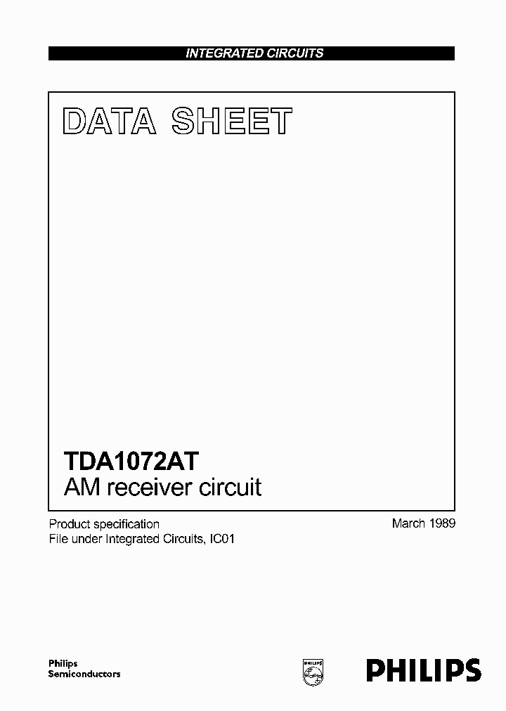 TDA1072AT_602535.PDF Datasheet