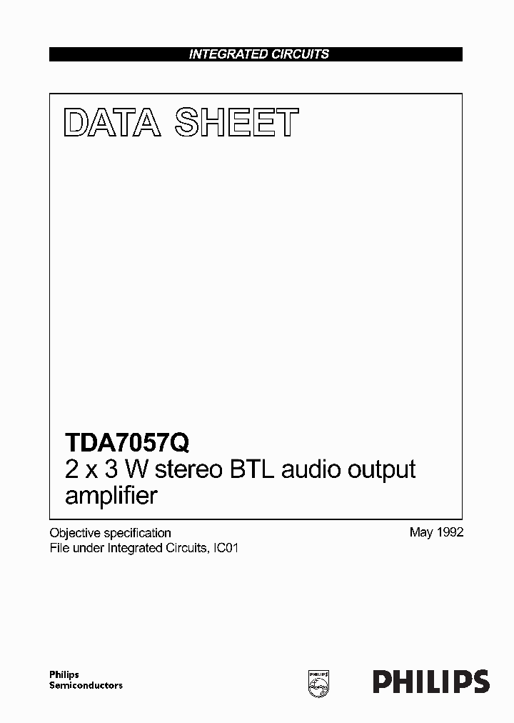 TDA7057Q_797408.PDF Datasheet